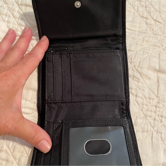 Vera Bradley Camocat Print Trifold Wallet - Picture 6 of 7